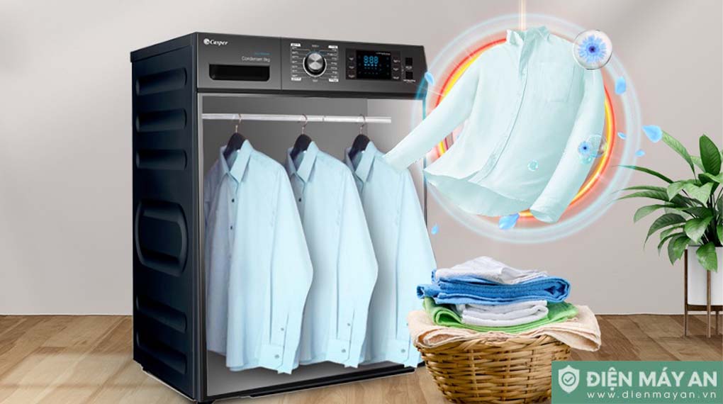 Máy Sấy Ngưng Tụ Casper 8 Kg TD-80CGB - khử mùi hôi